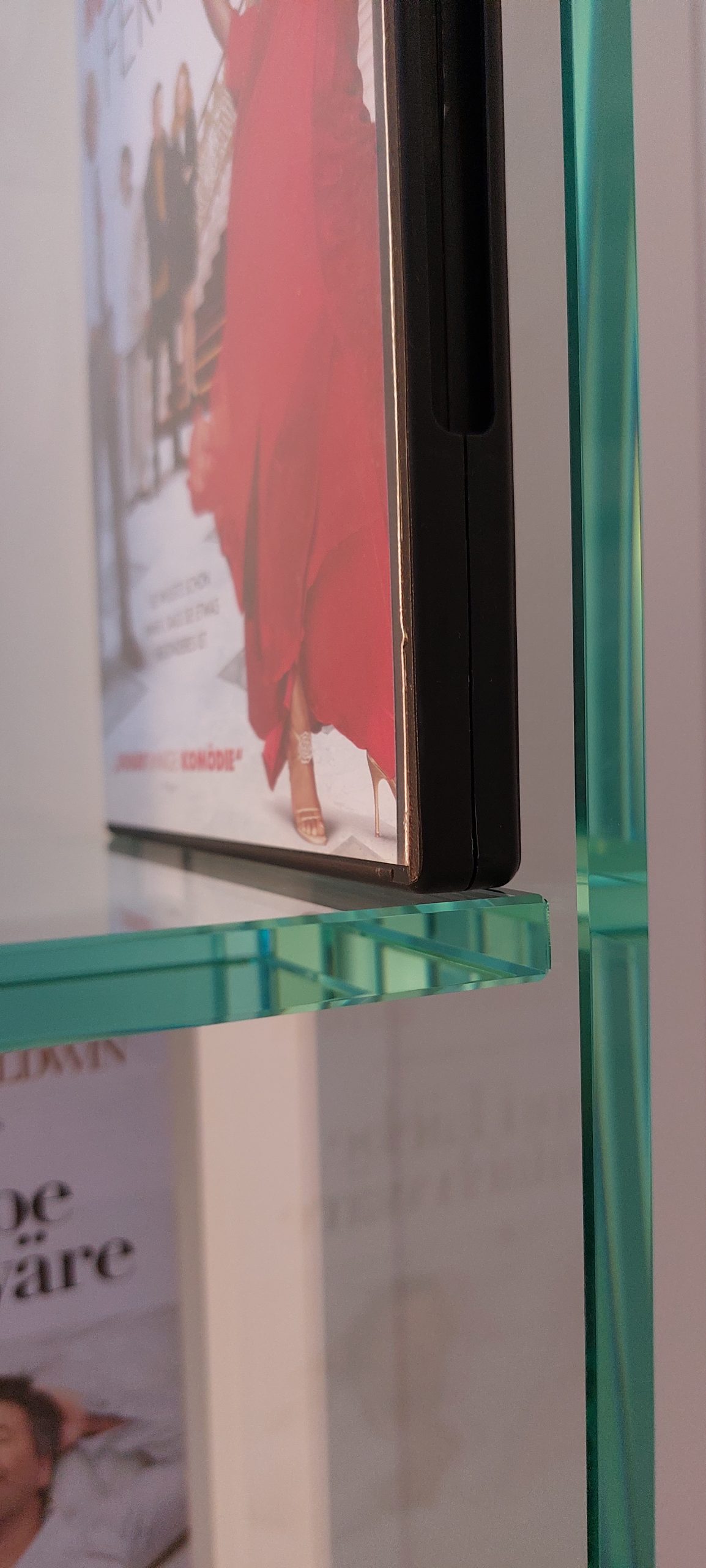 CD / DVD Glas Regal Skyline in 3 Höhen lieferbar Medienregal – Bild 13