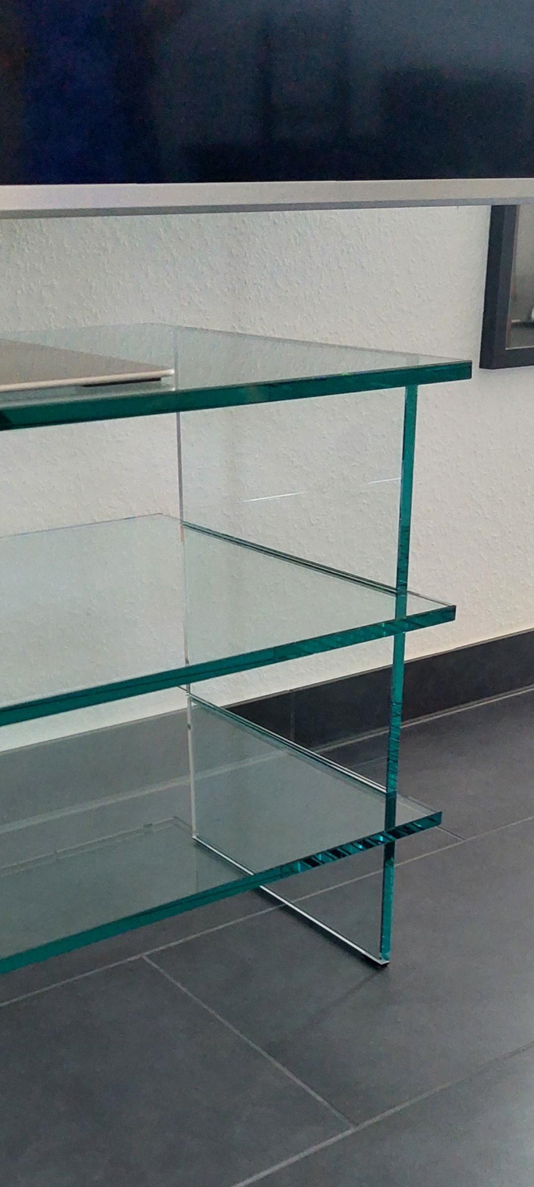 TV Glas Konsole Zapping 2-Fächer – Bild 9