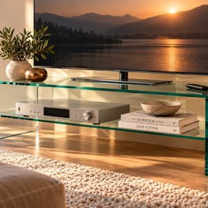 Glas TV-Tisch/Couchtisch La Commoda